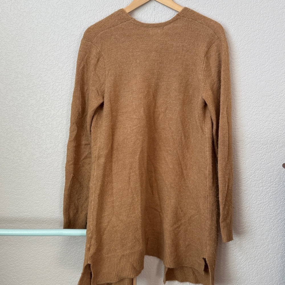 Old Navy Cardigan Fuzzy Tan Brown size Small - Picture 11 of 11